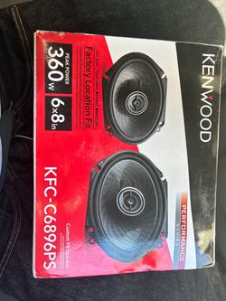 Kenwood KFC-C6896PS 6x8 Car Speakers