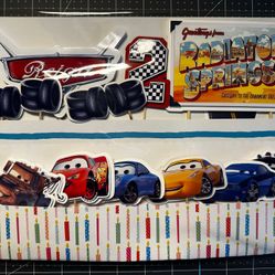 Disney Cars Cake/ Cupcake Toppers