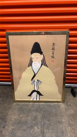 Korea silk painting of Yi Chae original
