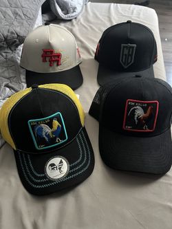Gallo fino brand, El tiros caps, jc hats