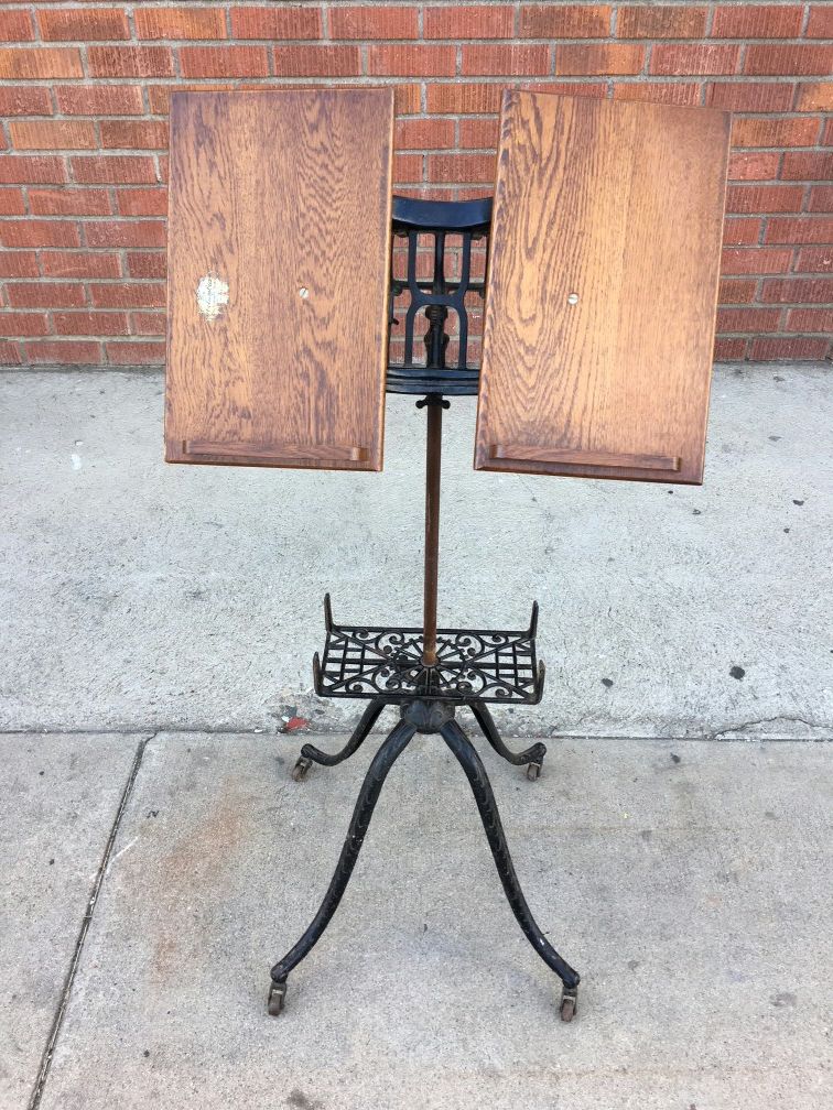 Antique Columbia Dictionary stand.