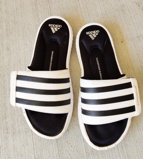 Adidas Superstar Men's Size 7 Cloudfoam Ultra Slides Sandals