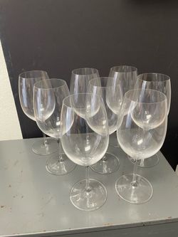 Set Of Eight Wine Glasses