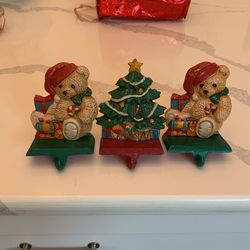   Vintage Christmas  Stocking Holders