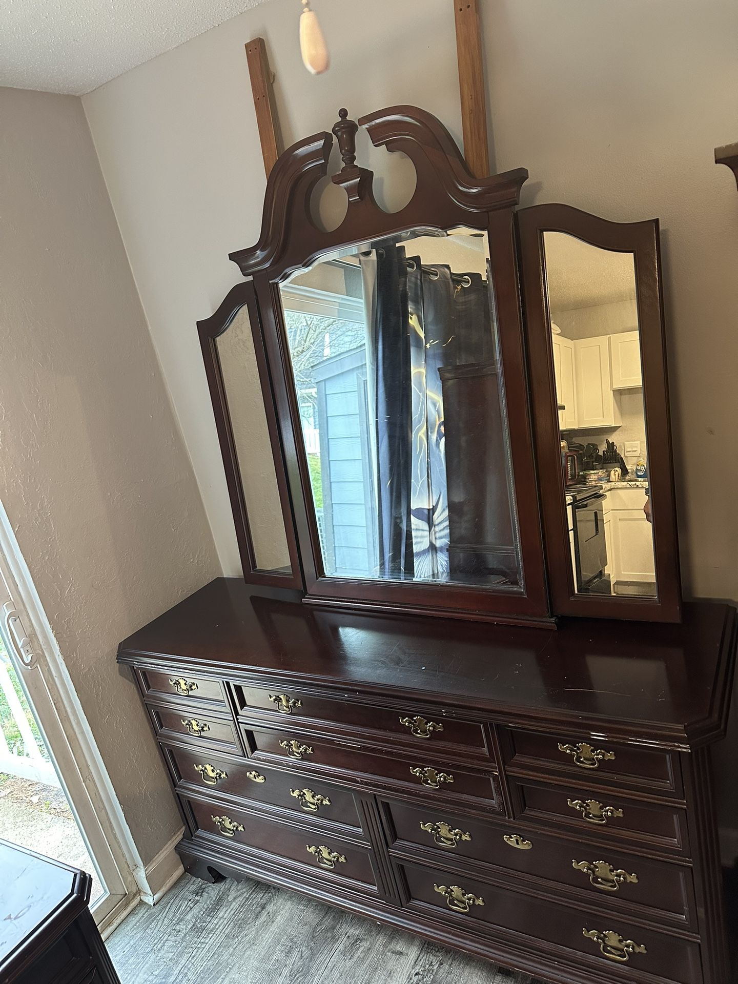 Antique Bedroom Set – Heavy, Solid
