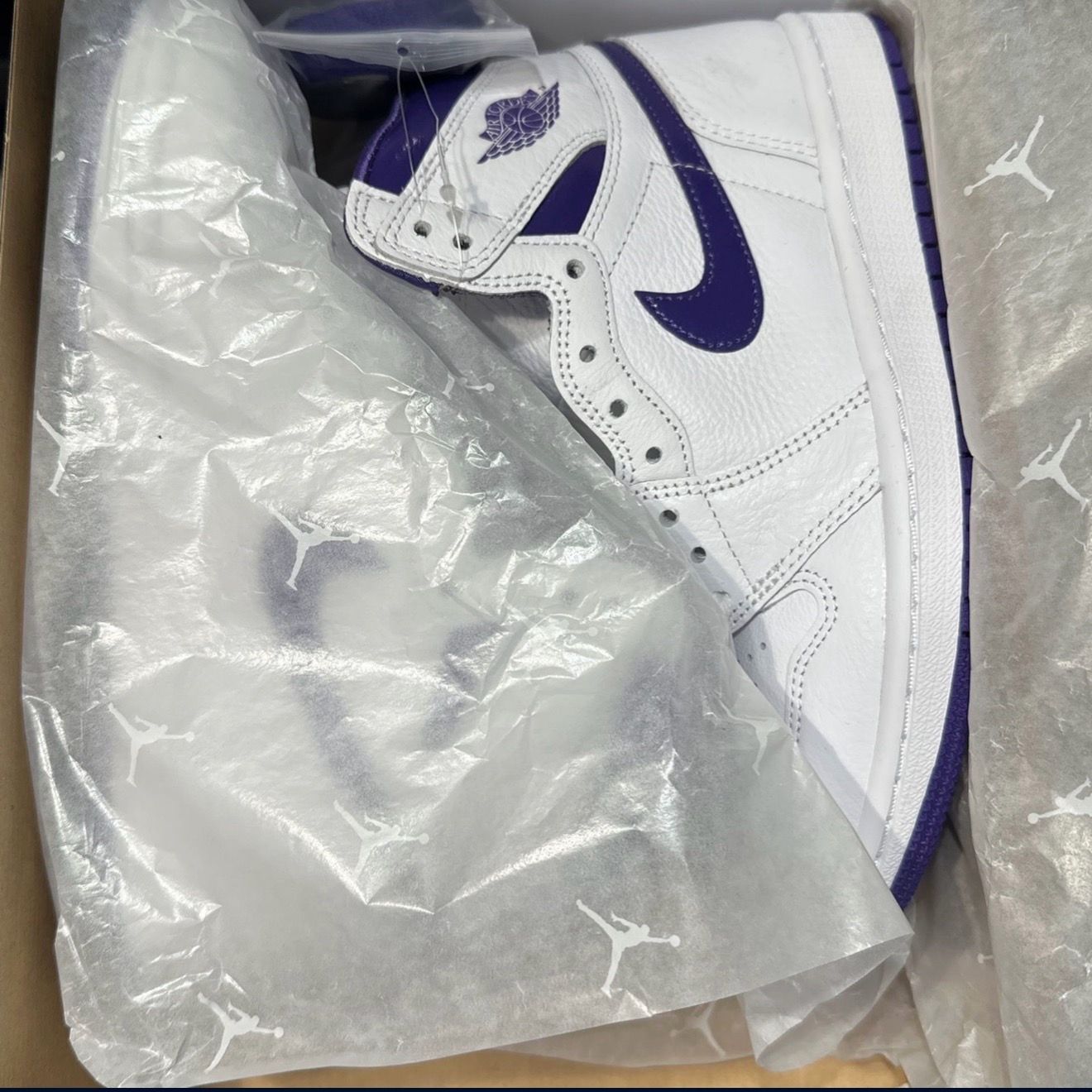 Jordan 1 Court Purple Size 5.5 In Women Brand New $150 OBO