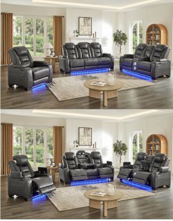 Sofá & Loveseat Power Reclining $54 Down 