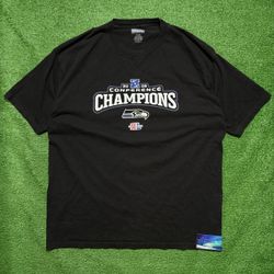 Vintage Seattle Seahawks 2005 Conference Champs Shirt X-Large Pre-Owned
