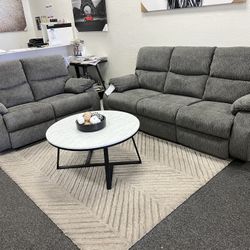 Reclining Sofa And Love Seat