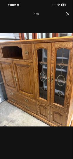 Wood Dresser / Armoire Cabinet