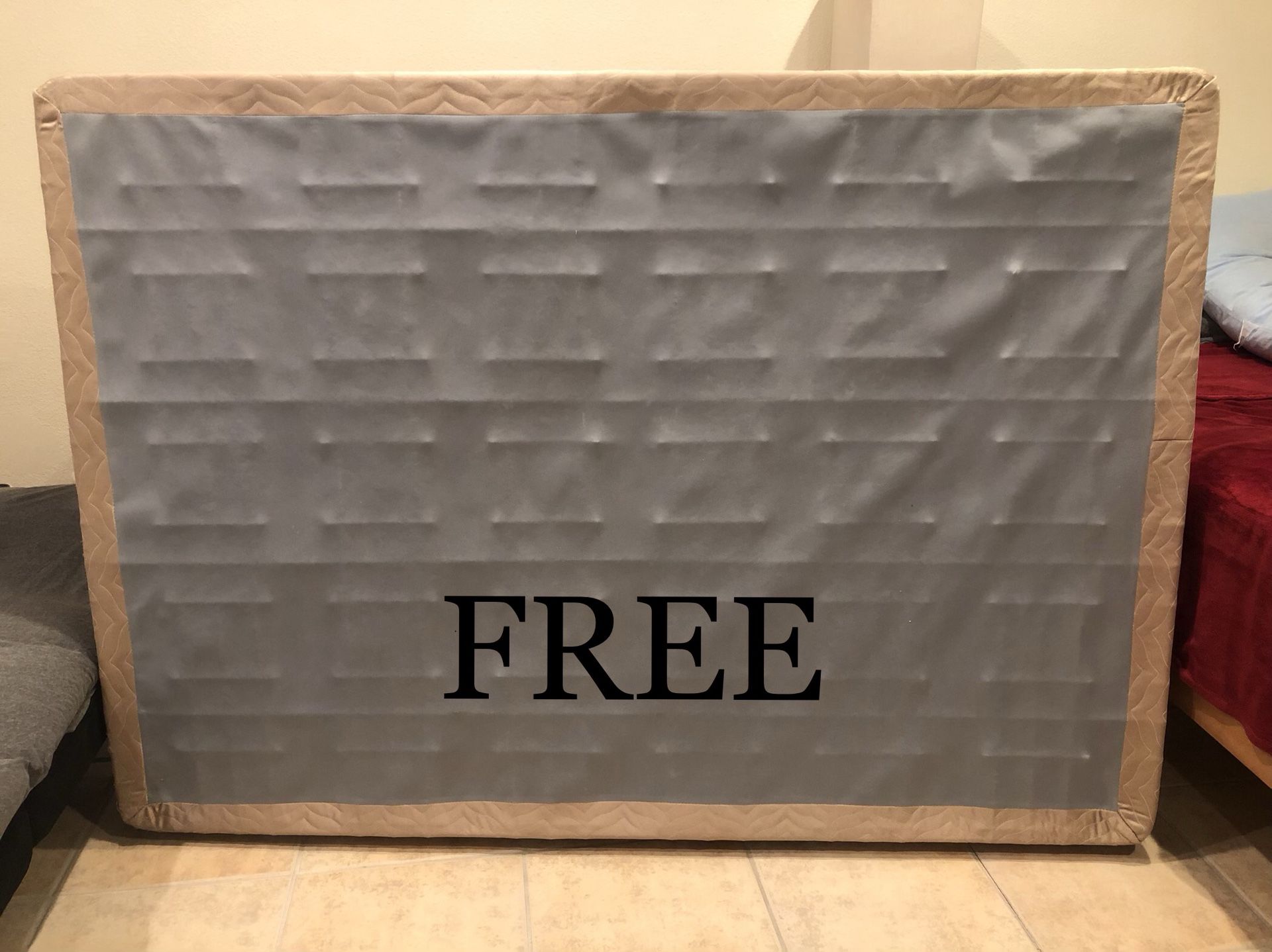 FREE full size mattress box
