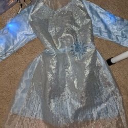 Licensed GENUINE Disney light up Elsa Dress 