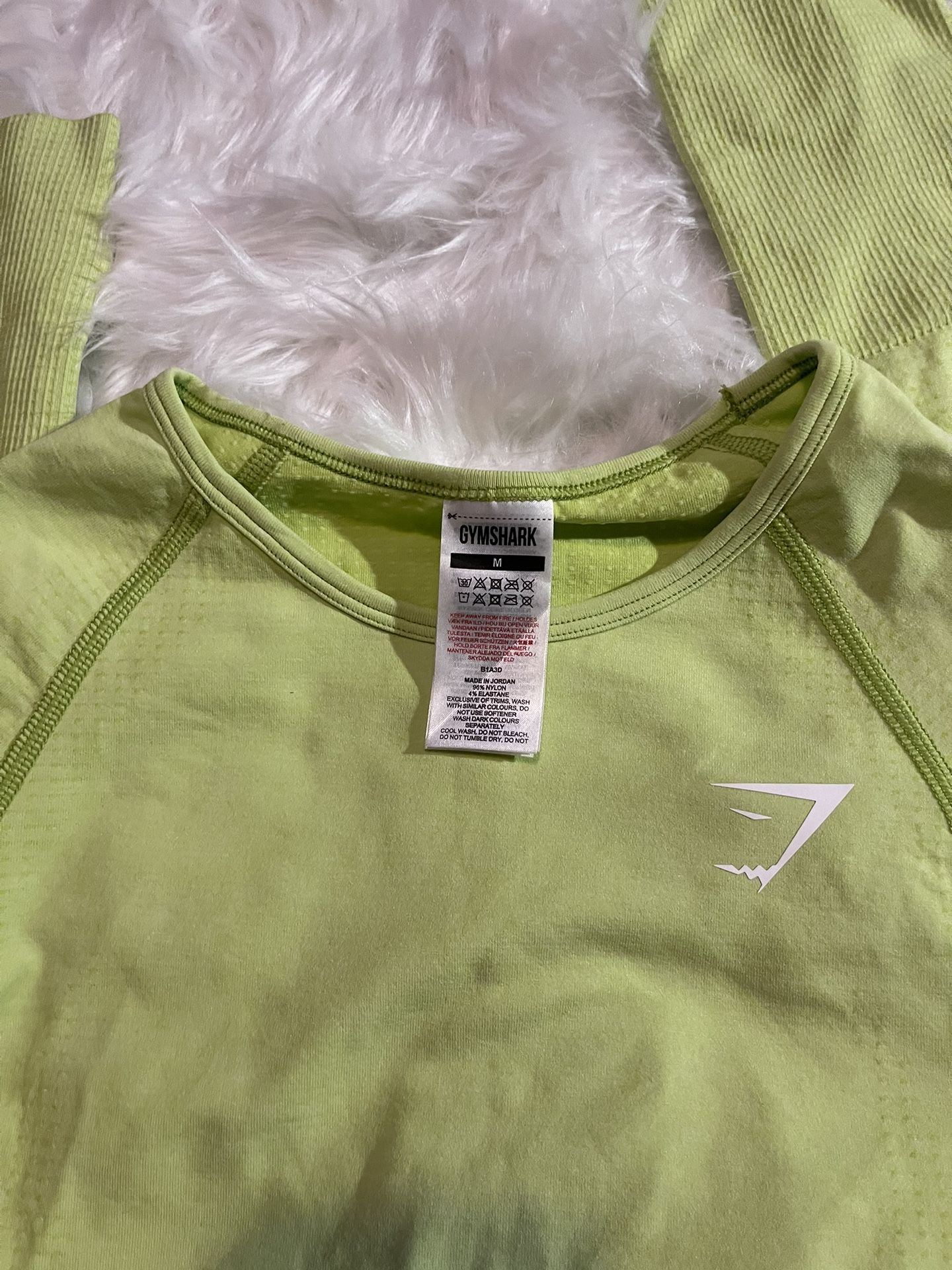 Lime Green Gym Shark Set