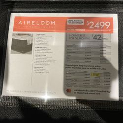 Aireloom Luxury Firm King Mattress W/matching foundation 