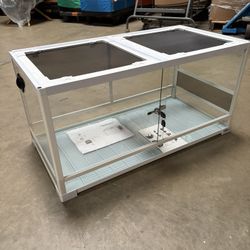 OIIBO 50 Gallon Reptile Terrarium,36" x 18" x 18" Knock Down Glass Reptile Tank, Sliding Door Terrariums Habitat for Reptiles Amphibians, Alternative 