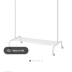 Clothes Stand With Wheels