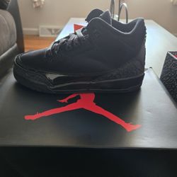 Jordan 3 Black Cat Size 4y 🐈‍⬛️ 