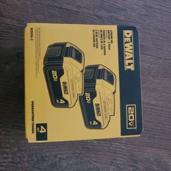 Brand New 20 Volt Dewalt 4 A H