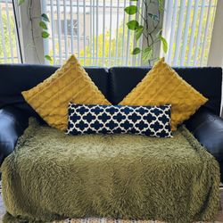 Leather couch - sofa bed Recliner Lounger 