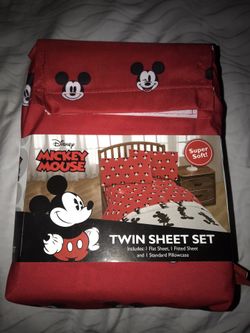 Mickey Mouse twin sheets new
