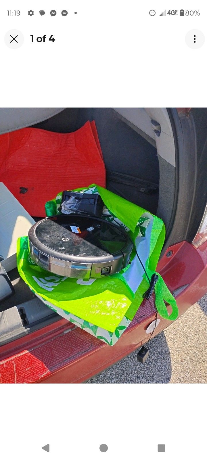 Genuine Yeedi Robot Vacuum Cleaner With baee