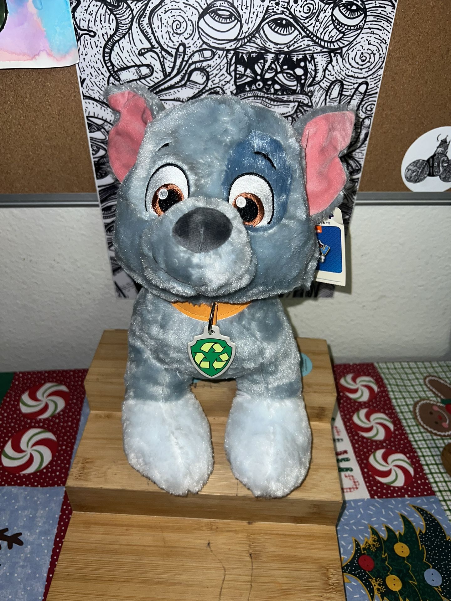 Build-a-Bear PAW Patrol Rocky Plush, Nickelodeon Puppy Dog 14"