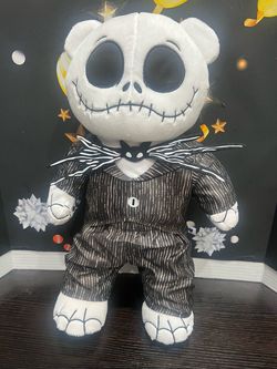 DISNEY JACK SKELLINGTON BUILD A BEAR “ NIGHTMARE BEFORE CHRISTMAS “ 17 INCH