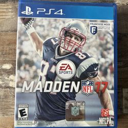 Madden Nfl 17 PS4 game