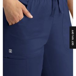 Medium Navy Blue Scrubs