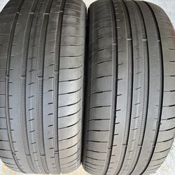 For Sale Two 245/40/19 Goodyear Eagle F1 With 60-70% Left Excellent Bmw Mercedes Pair 
