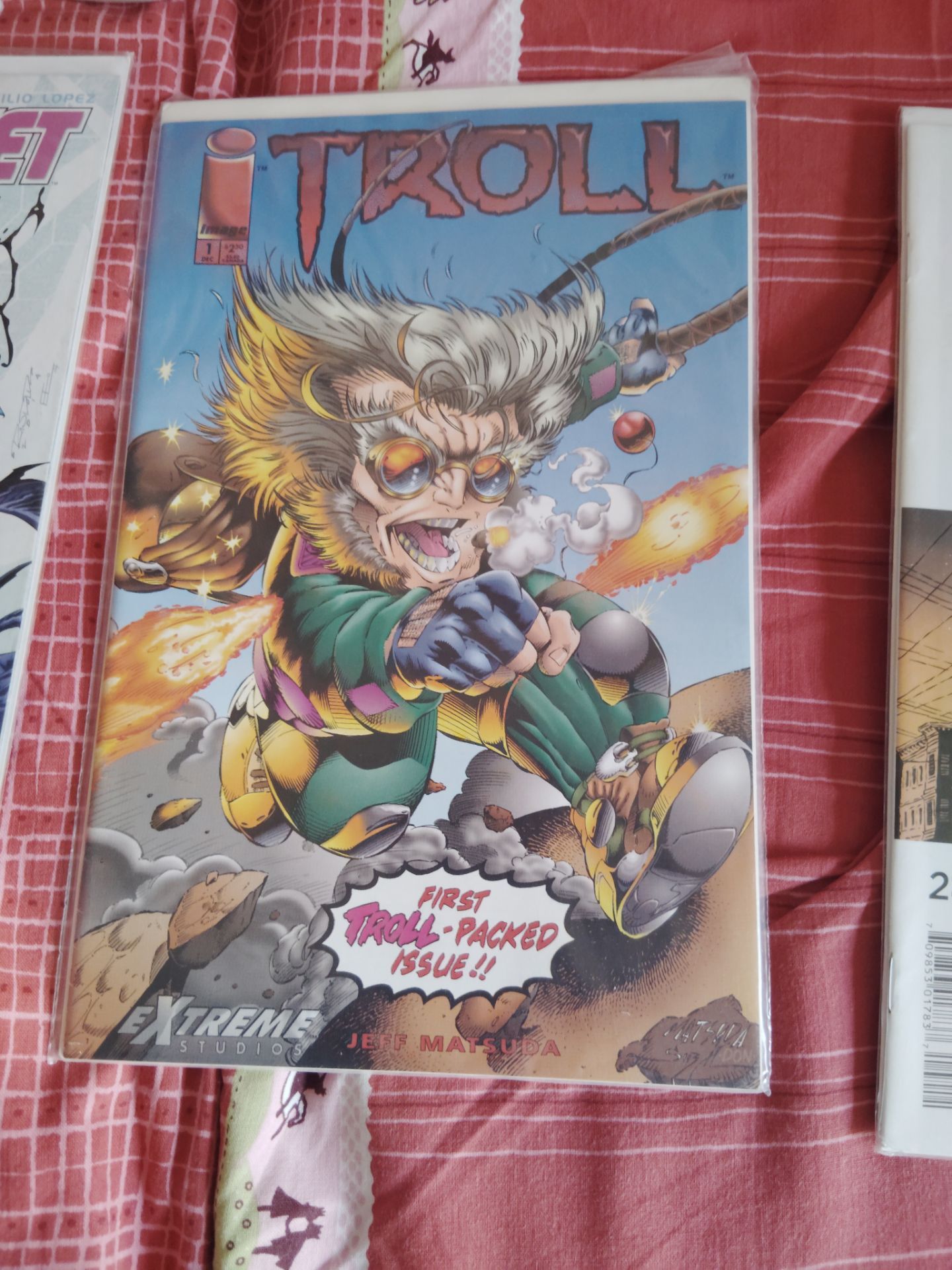 New vintage comic books never open collection