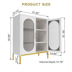 Metal dining cabinet