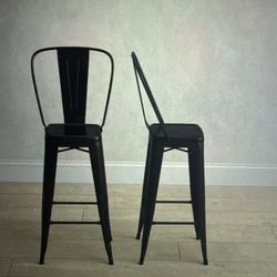 Metal Bar Height Chairs