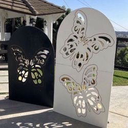Backdrop, Back Drop, Birthday, Mis Quince , Baby Shower, Announcement, Anniversary, Custom , 8’&7’, $140 Pair, Located in LaHabra