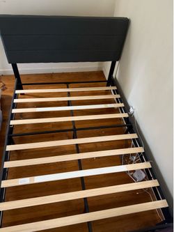 Free Full Size Dark Grey Bed Frame
