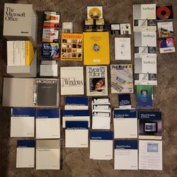 Vintage The Microsoft Office And Other Software