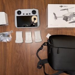 DJI - Mini 3 Fly More Combo Plus Drone and RC Remote Control with Built-in Screen