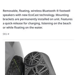 Yamaha Exo Speakers. Water Proof 