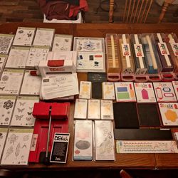 Huge Sizzix And Stampin Up Lot All For 100.00 