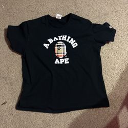 Bape Beige Logo Size 2x Fits Like Xl