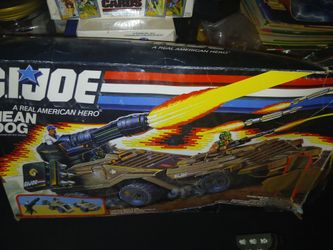 Gi Joe Mean Dog original w/box no figure