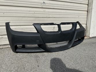 New 2006 - 2008 BMW E90 3 Series Sedan VIS Racing M Tech Style Fiberglass Front Bumper