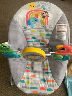 Baby bouncer & tummy time mat