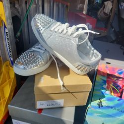 Christian Louboutin Glitter Spikes Size 12