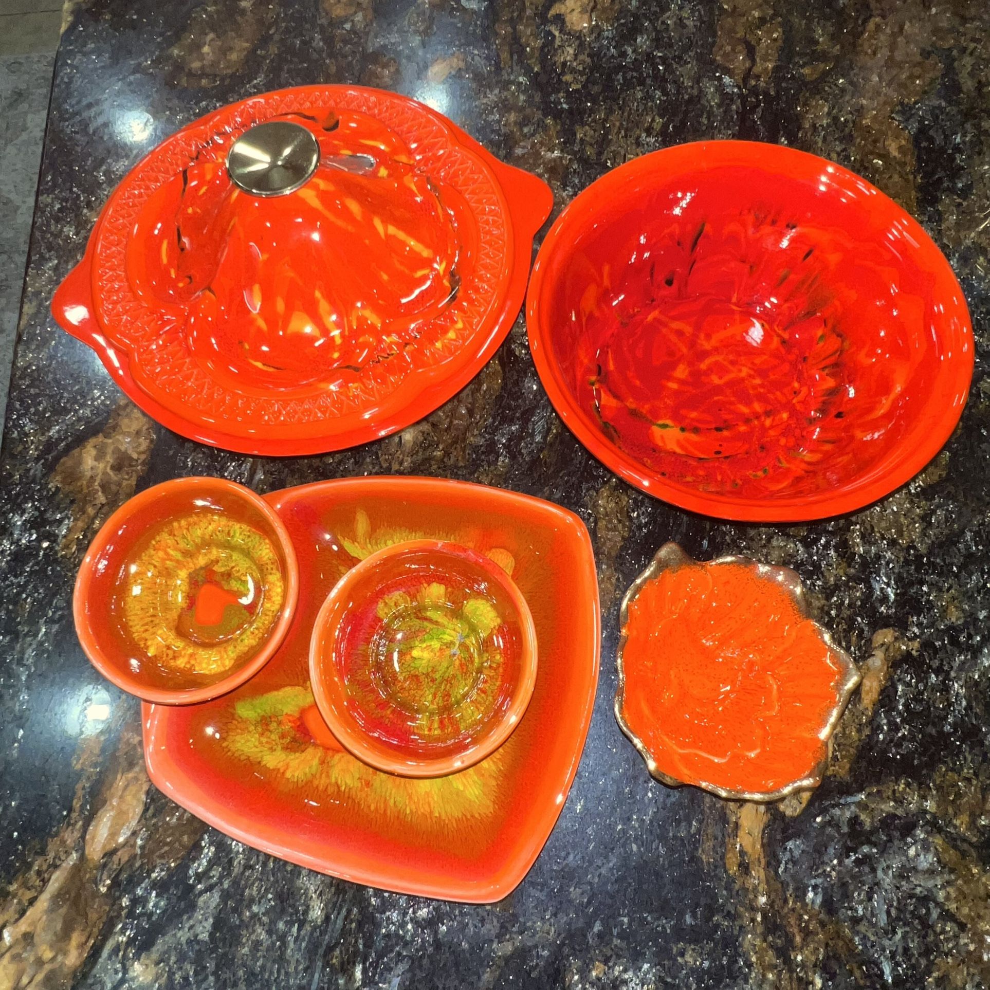Beautiful Vintage California Pottery Glaze