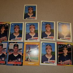 11 Rookies Tom Glavine John Smoltz