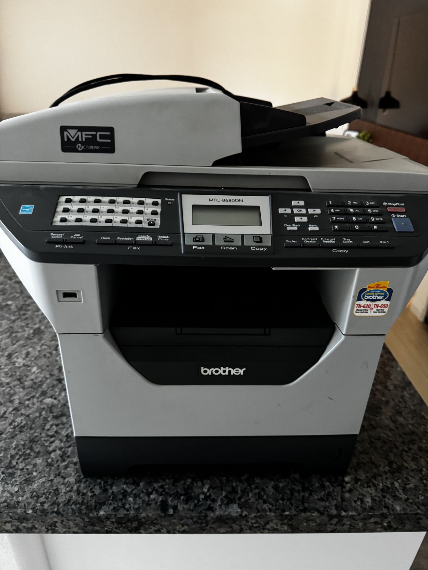 Brother MFC-8680 Network All-in-One Laser Printer