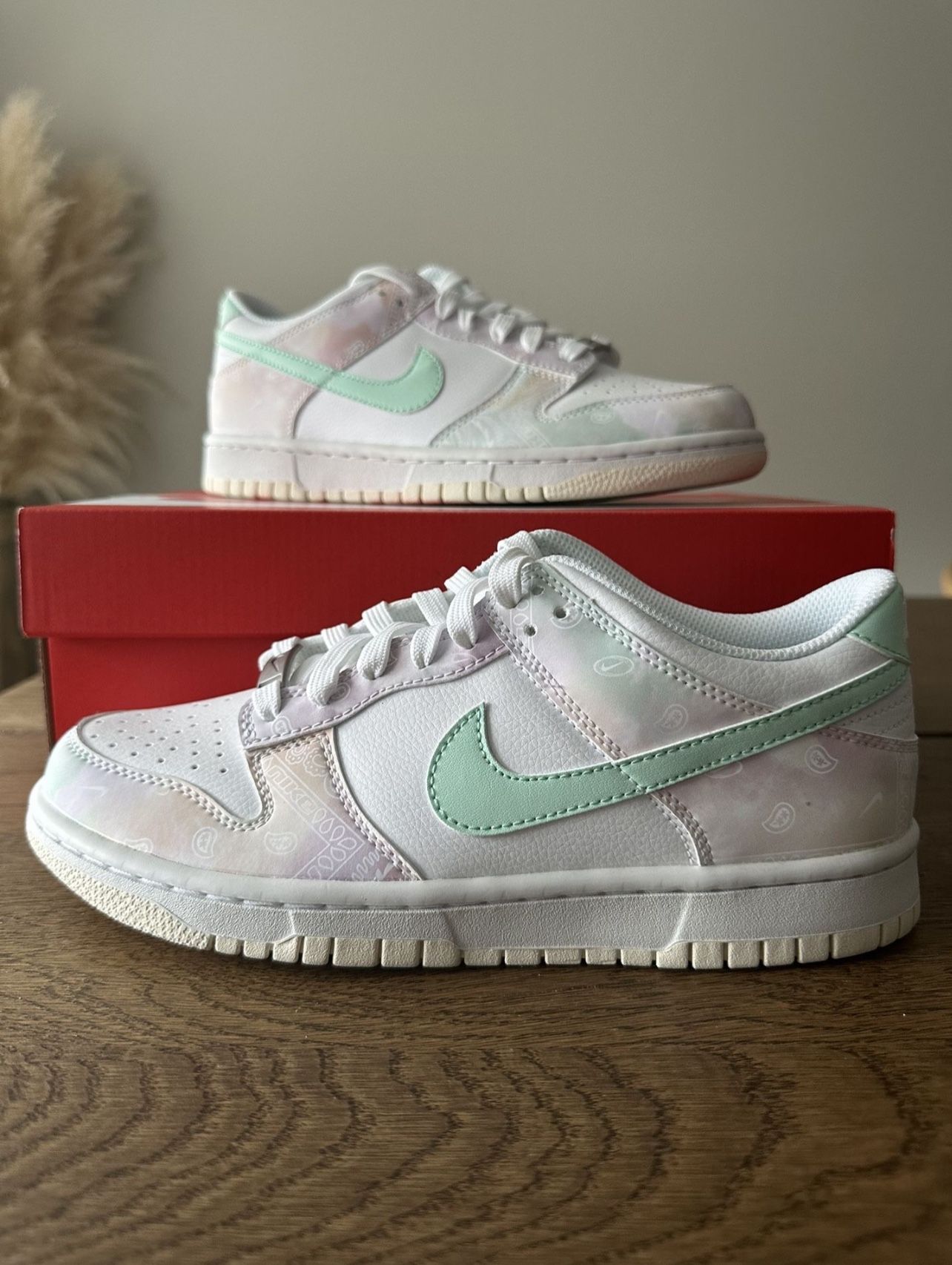 Nike Dunk Low GS Pastel Paisley 6.5Y 8W 6Y 7.5W 5.5y 7W 5Y