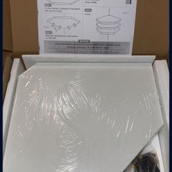 Corner Shelves, Set Of 3, White Shelves, Wall Shelves, 