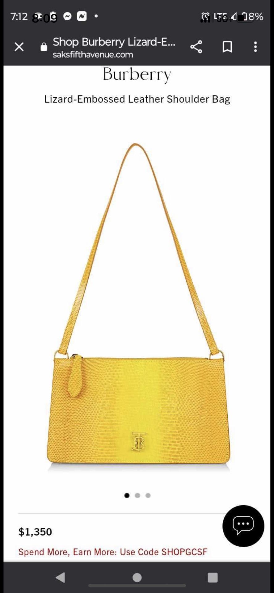 Burberry Leather Bag